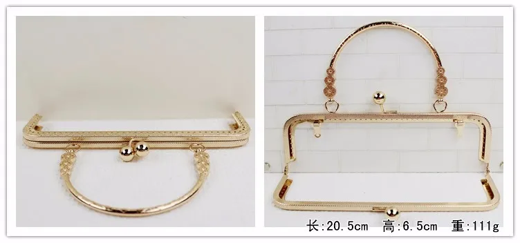 Размер 20 см четыре цвета 5 шт кошелек металлическая ручка металлическая сумка Рамка сумка аксессуары, женская вечерняя сумка металлический кошелек рамка