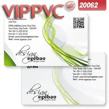 A20062 Дизайн прозрачный ПВХ печати карт