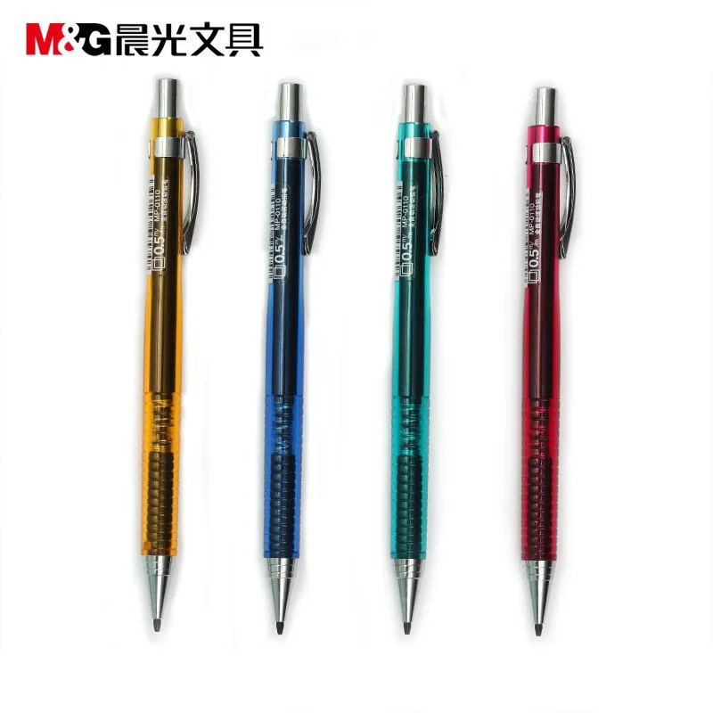 

LifeMaster M&G Automatic Mechanical Pencil 0.5mm Transparent Color Body Student Pencil School & Office Supplies Good Quality