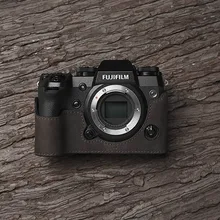 Mr. stone натуральная кожа чехол для камеры половина сумка для Fujifilm XH1 X-H1 ручной работы Половина корпуса камеры