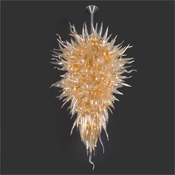 Best Beautiful Amber Glass Pendant Light Wedding Centerpieces Multi Colored Ceiling Light