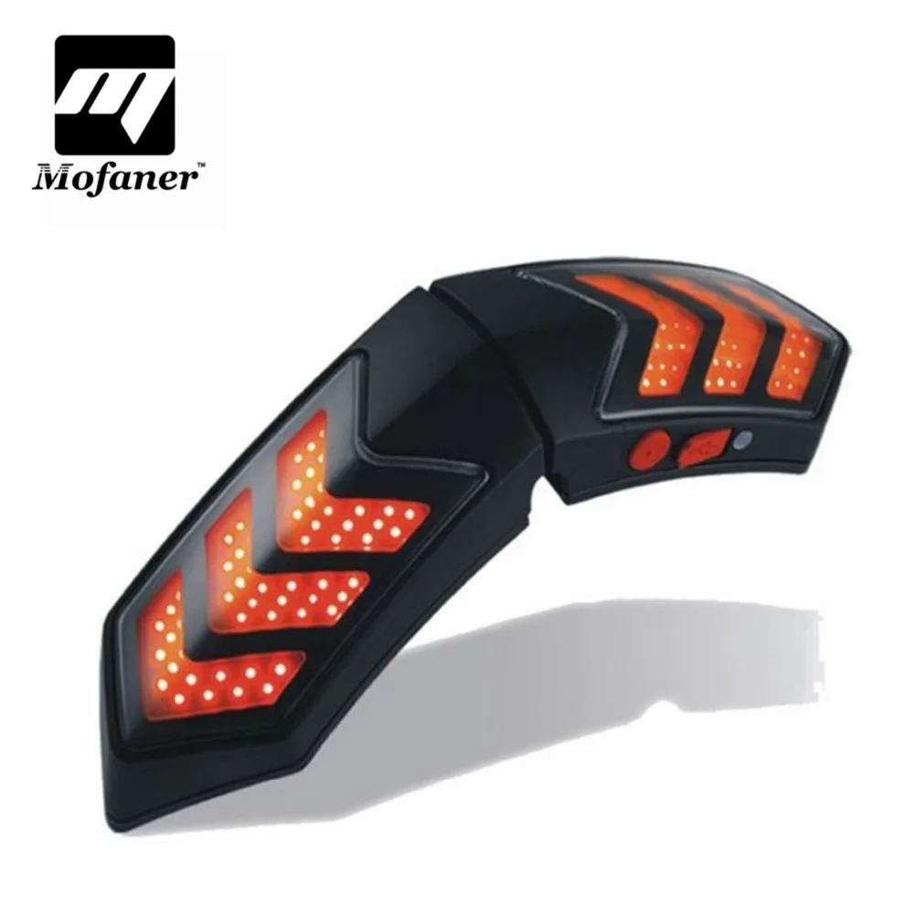 

12V Wireless Motorcycle Smart helmet light LED Lights Safety With Running Lights Brake Lights Waterproof Turn Signal Indicators