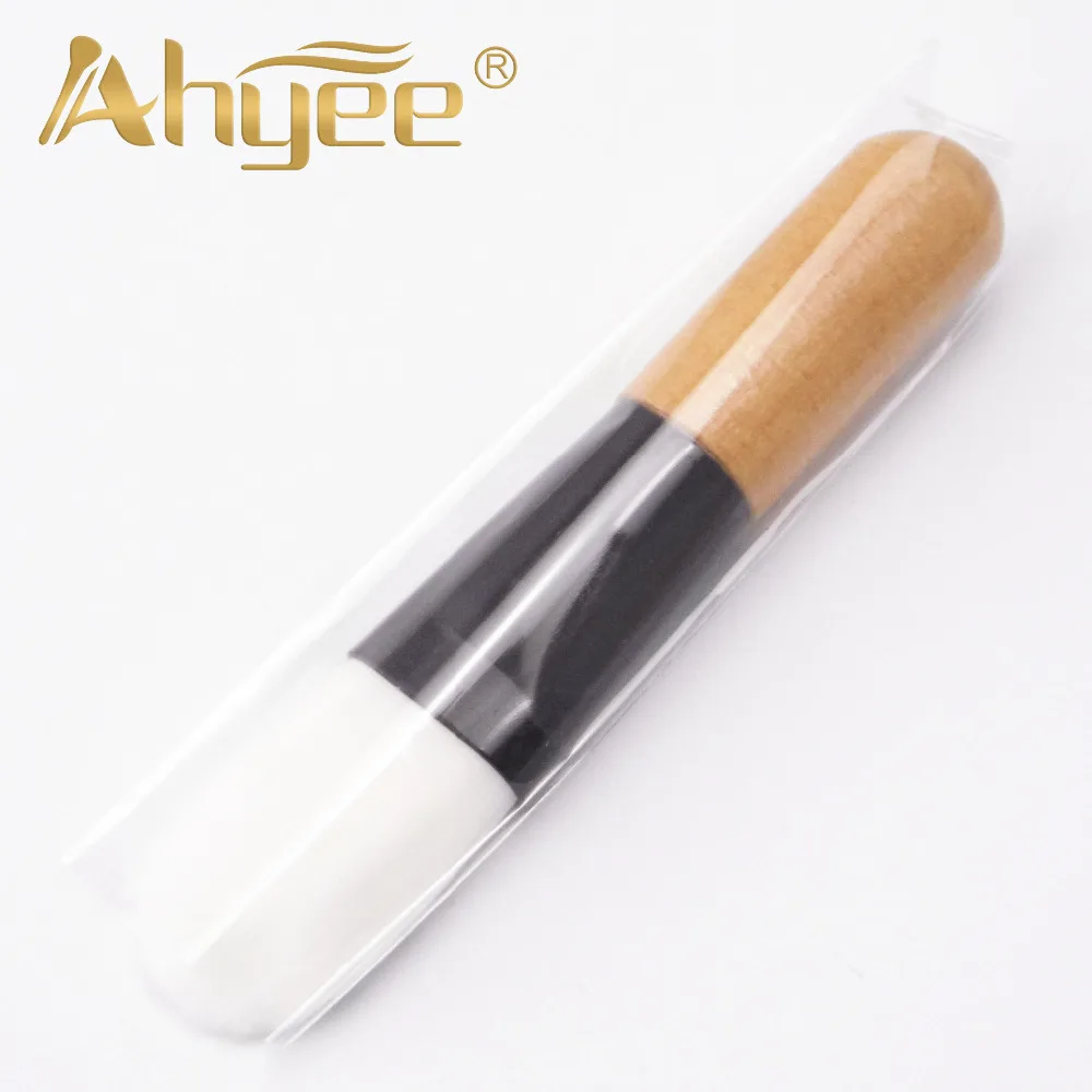 Ahyee Professional White Mini кисть для маски портативный основа для макияжа лица Кисточки высокое качество деревянной ручкой синтетические кисть для масок