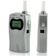 Цифровой Тестер дыхания с 5 мундштук анализатор дыхания Профессиональный Алкотестер автомобильное зарядное устройство с ЖК-экраном