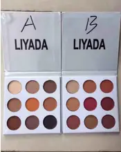 2017 Hot solds Liyada kylighter Eyeshadow Palette Make Up Brand Eyeshadow Cosmetic Glitter Makeup Pigment 9 Color Eyeshadow