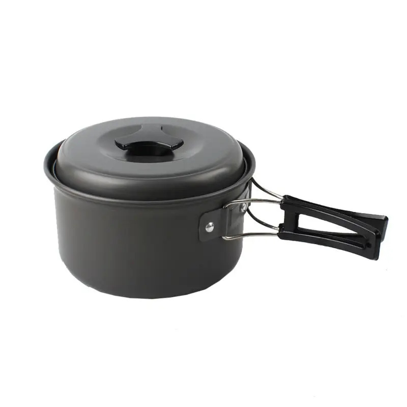 Camping cookware mess kit ( (4)