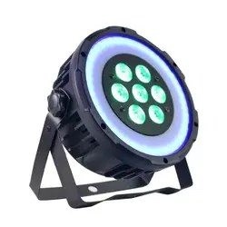 TIPTOP новый дизайн 7 Вт 10 RGBW 4IN1 + 48x RGB 3IN1 SMD лампа светодио дный пластик LED Par свет DMX 9 каналы высокое качество TIPTOP освещение