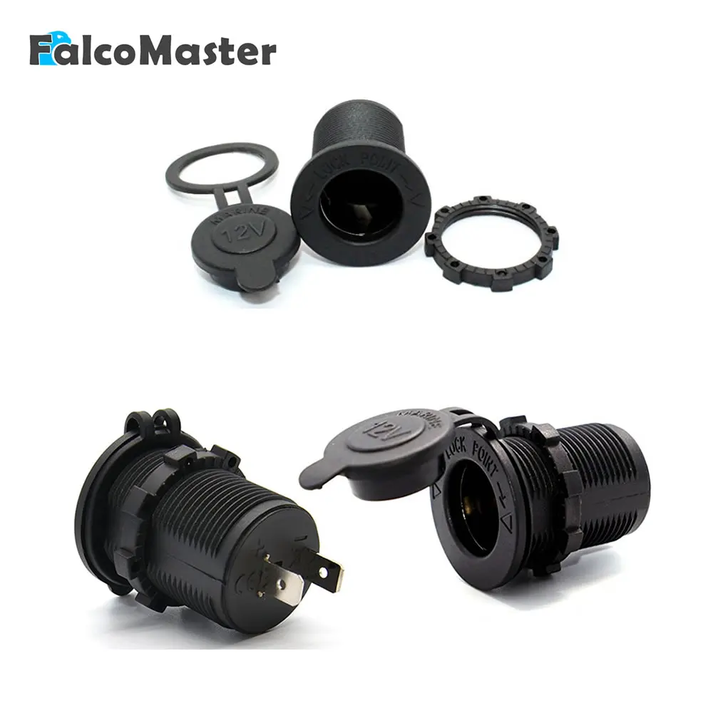12V Cigarette Lighter Socket Waterproof Plug Car Charger 24V Motorcycle Marine Accessory Power Cigar Lighter Socket цена 12V Cigarette Lighter Socket Waterproof Plug Car Charger 24V Motorcycle Marine Accessory Power Cigar Lighter Socket цены онлайн