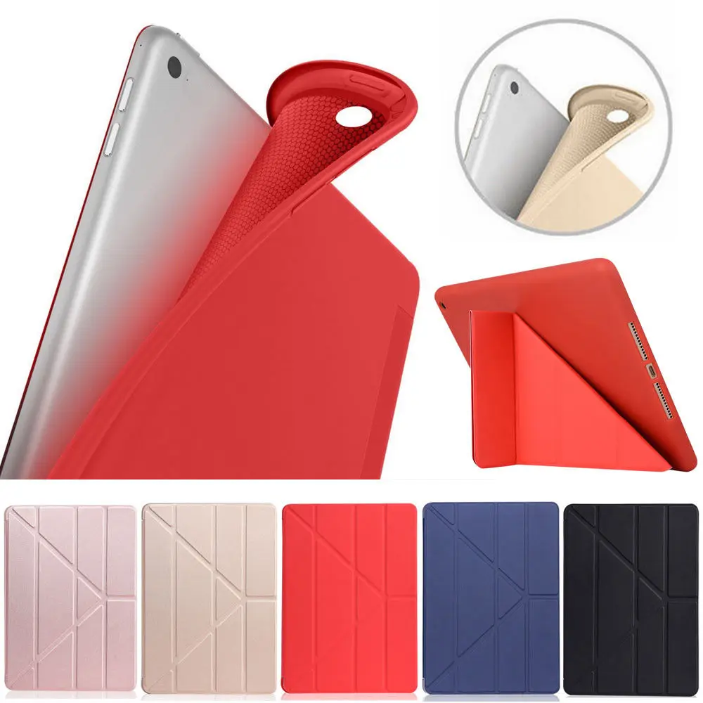 Foldable Leather Case For iPad Mini Smart Tablet Cases Cover