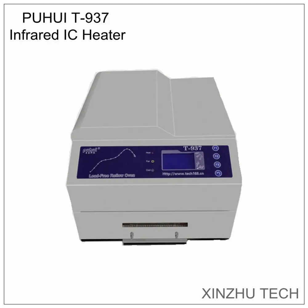 PUHUI T-937 Lead-Free Reflow Oven 2300W Desktop Infrared IC Heater Reflow Soldering Oven Hot Air BGA SMD SMT Reflow Wave Oven