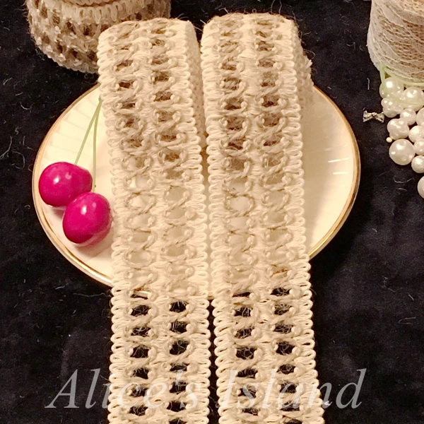 

200cm/roll Natural Jute Burlap Hessian Trims Tape Rustic Wedding Decor wedding cake topper decoration mariage