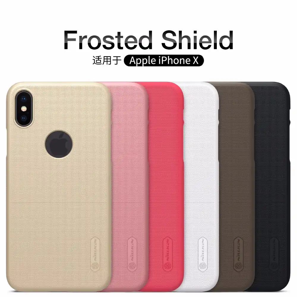 Чехол для iphone XS, NILLKIN, супер матовый щит, Жесткий Чехол на заднюю панель, чехол для apple iphone X, X, S, Max, XR, SE, 5, 5S, 6, S, 7 PLUS - изображение