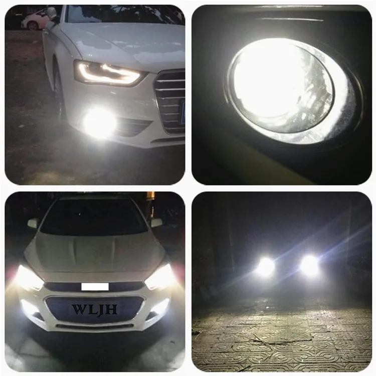 Livre de Erros 24v para Carros Canbus Wljh Fog Light Bulb Auto Motor Car Truck Driving Daytime Running Luz Levou Lâmpadas 12v 2x Led h7 11 High Quality Automóveis e motos
