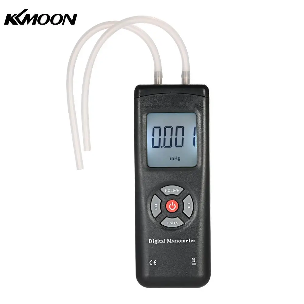 

Handheld Digital Dual-port Manometer Professional pressure gauge Differential Air Pressure Tester pressure measuring instruments