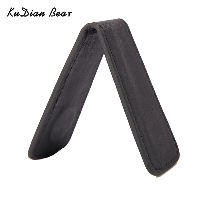 KUDIAN BEAR Slim Leather font b Money b font font b Clips b font Magnet Men