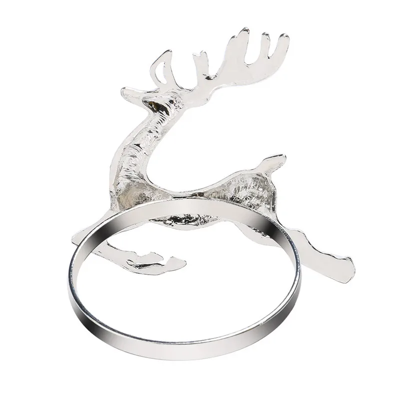 New Napkin Rings Christmas Santa Napkin Ring Christmas Table Decor Napkin Holder for Christmas Dinner Party #3n05#F (5)