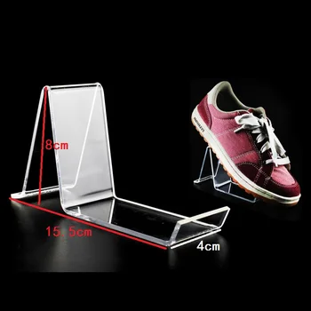 

200pcs/lot Acrylic Shoe holder support display rack sandal holder display rack
