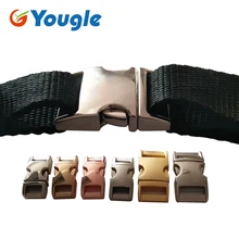 5 шт./лот, металлический изогнутый Свадебный слот, БЫСТРОРАЗЪЕМНАЯ Пряжка, пряжки 3/8 ''5/8'' 7/8 ''дюймов, паракордовый браслет, собачий воротник и сумка