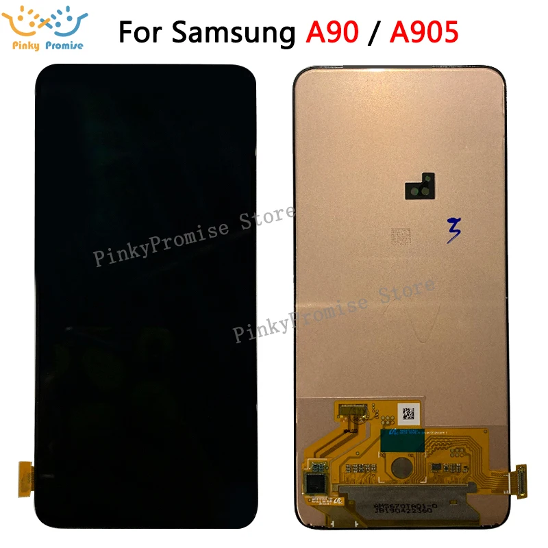 

AMOLED For Samsung Galaxy A90 LCD A905 A905F SM-A905 Display Touch Screen Digitizer Assembly A90 2019 For SAMSUNG A90 LCD A905DS