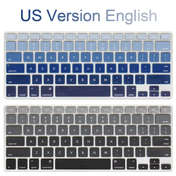 

English US Enter keyboard Cover for Mid 2009-Mid 2015 MacBook Pro 13 15 inch Retina/CD ROM A1502 A1425 A1278 A1398 A1286