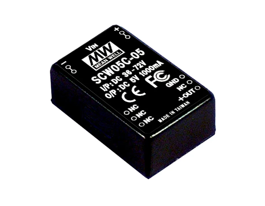 

[PowerNex] MEAN WELL original SCW05A-12 12V 470mA meanwell SCW05 12V 5W DC-DC Regulated Single Output Converter