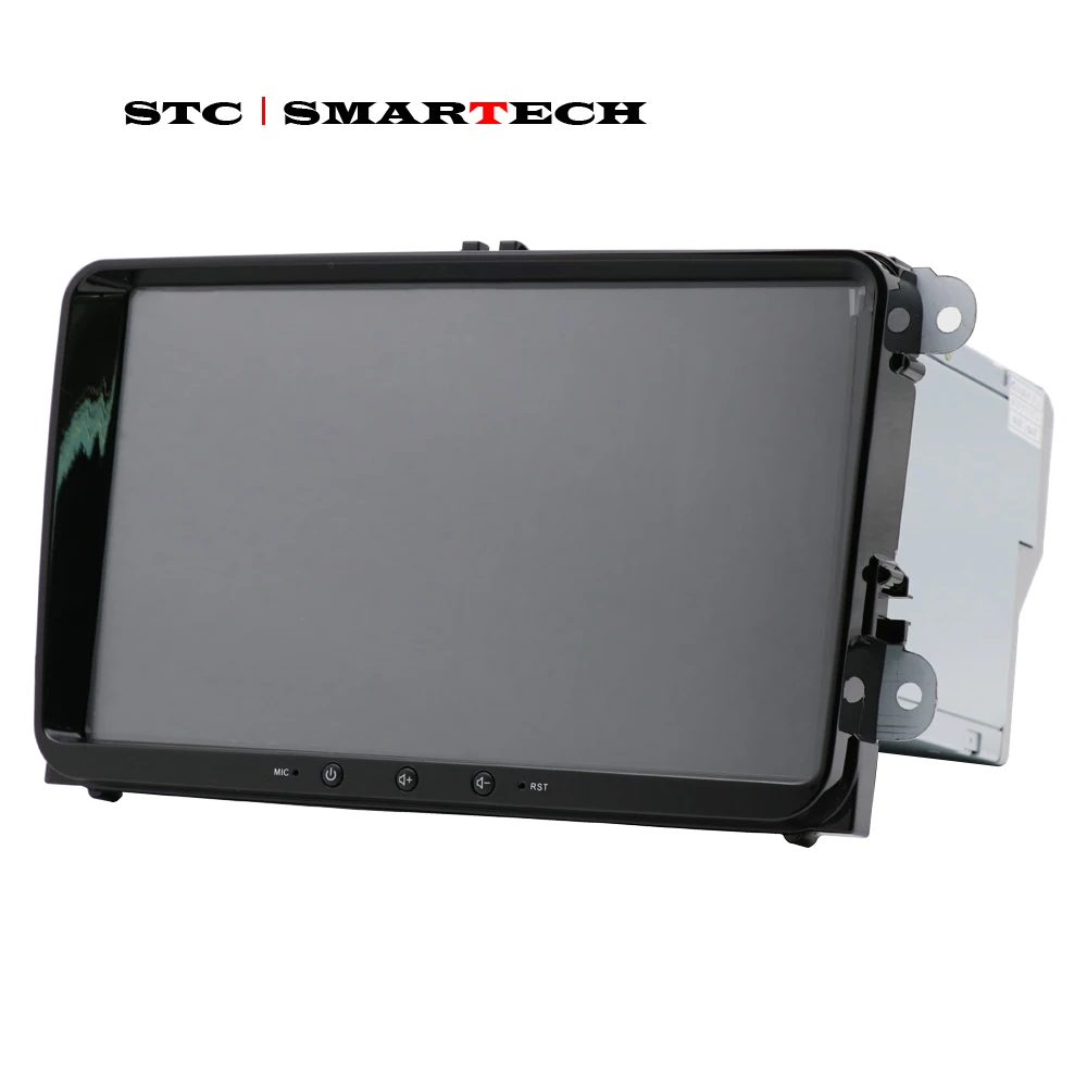 Best SMARTECH 2 Din Android 8.1 OS Car Radio GPS Navigation Head Unit for VW Volkswagen passat b6 golf 5 polo jetta Skoda Seat 5