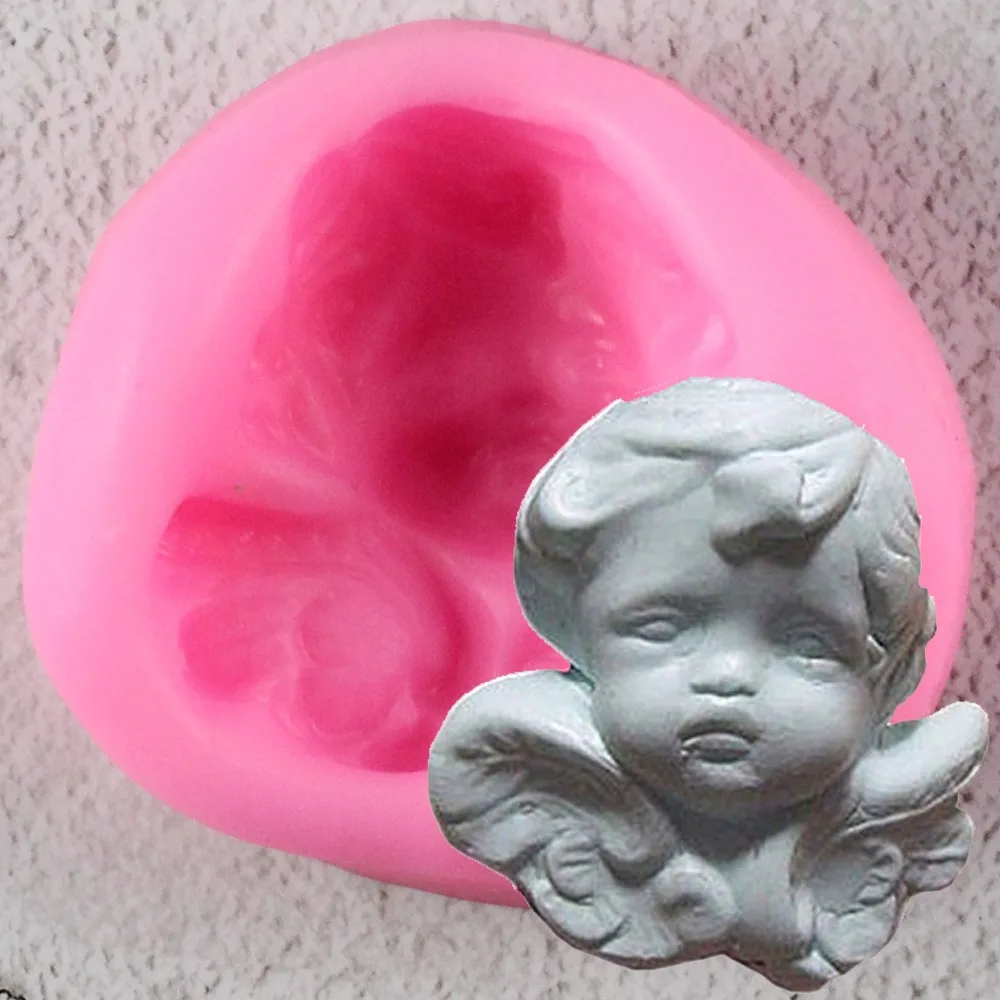 

Angel Shape 3D Silicone Mold Cookware Non-Stick Cake Decorating Fondant Soap Mould Kitchen Accessories Baking Tools