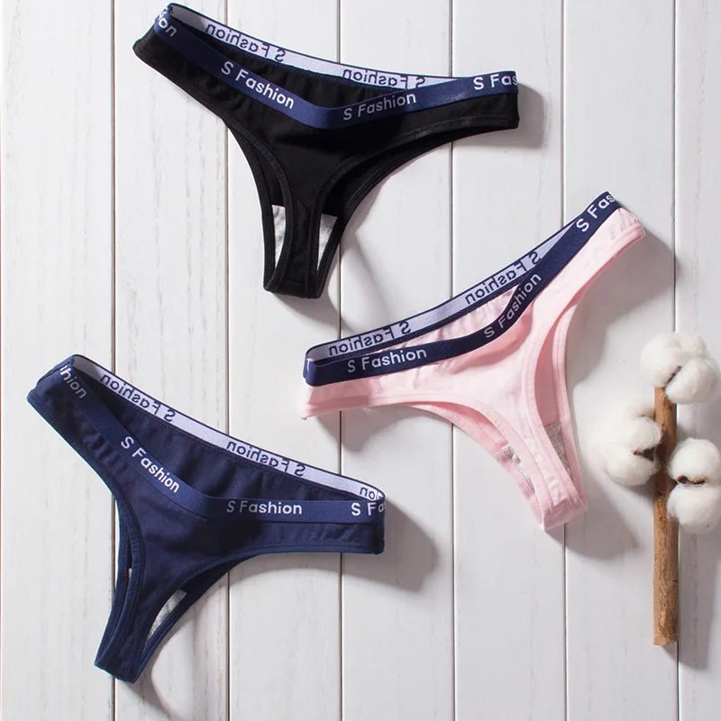 DULASI Women's Cotton G-String Thong Panties String Underwear Women Briefs Sexy Lingerie Pants Intimate Ladies Letter Low-Rise DULASI Women's Cotton G-String Thong Panties String Underwear Women Briefs Sexy Lingerie Pants Intimate Ladies Letter Low-Rise