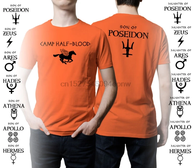 

Percy Jackson Olympians Camp half blood - Unisex tshirt -6 sizes demigod shirt