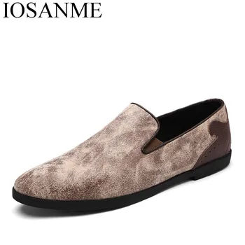 

man shoes brand casual spring driving fashion 2018 moccasins male footwear leisure ballet flats slip on leather oxfords for men