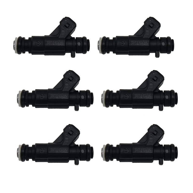 Набор из 6 топливных форсунок форсунки для Mercedes W163 W202 W210 BOSCH OEM 1120780049 0280155742 быстрое
