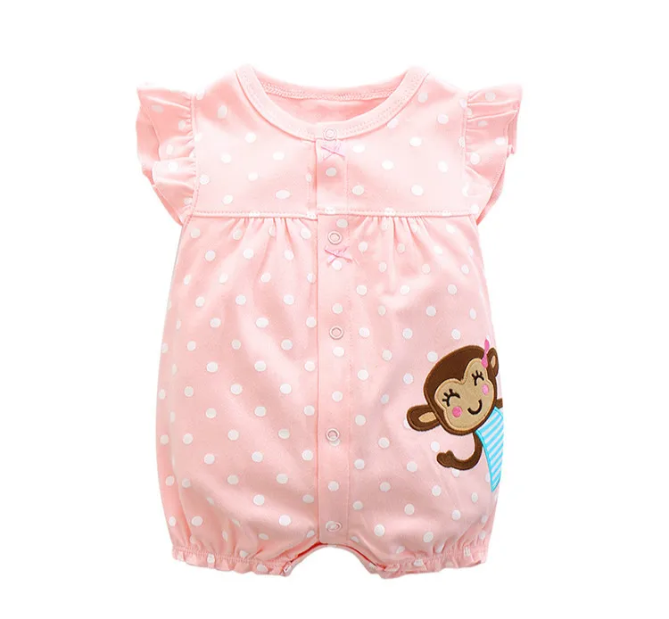 2018 summer baby girl clothes one-pieces jumpsuits baby clothing , cotton short romper infant boys clothes roupas menina 11