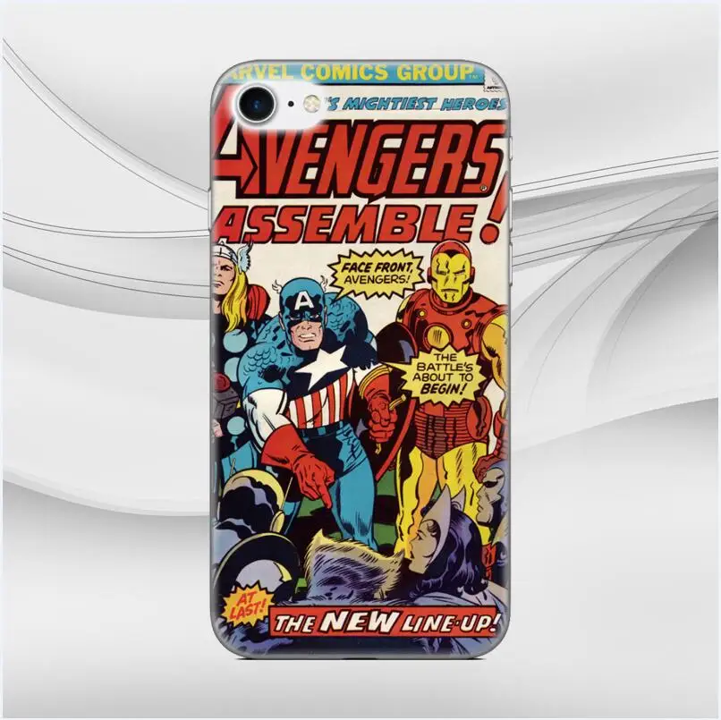 Print Bumper Comics Marvel Super Hero Cover Soft TPU Phone Case For Google Pixel 2 3 4 3A XL 2XL 3XL Lite 4XL Rubber Fundas - Цвет: Style 19