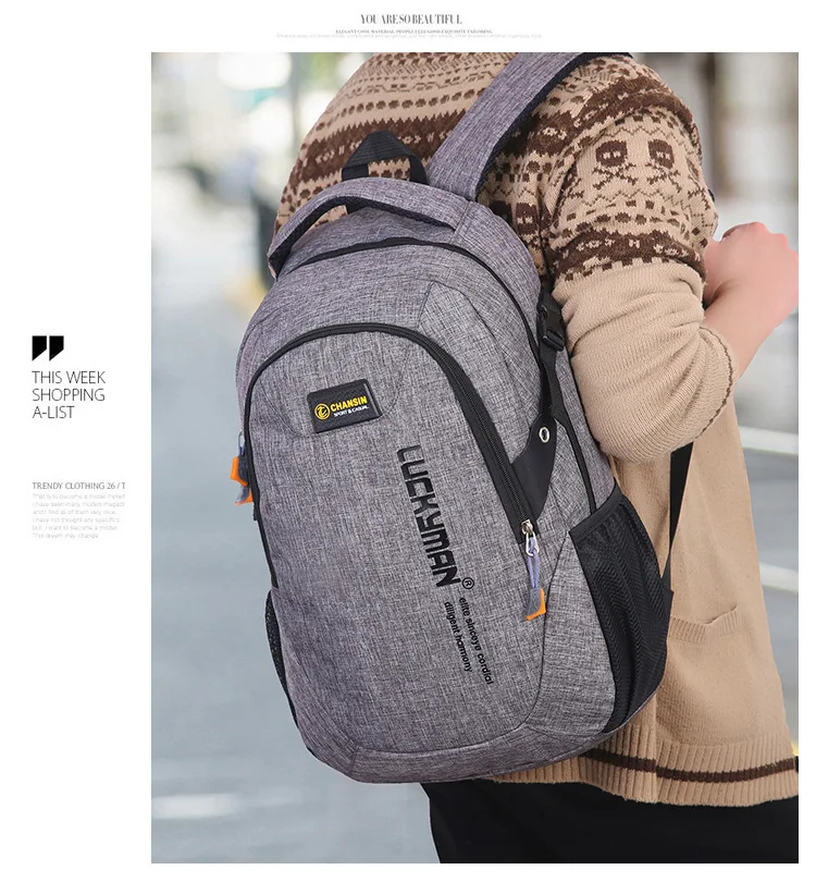 men school backpack