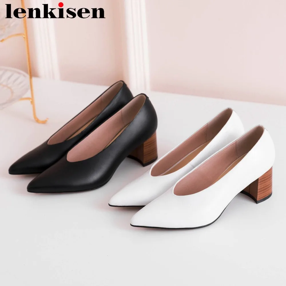 

2019 hot selling elegant lady model fashion show wedding party pumps pointed toe med heels full grain leather oxford shoes L22