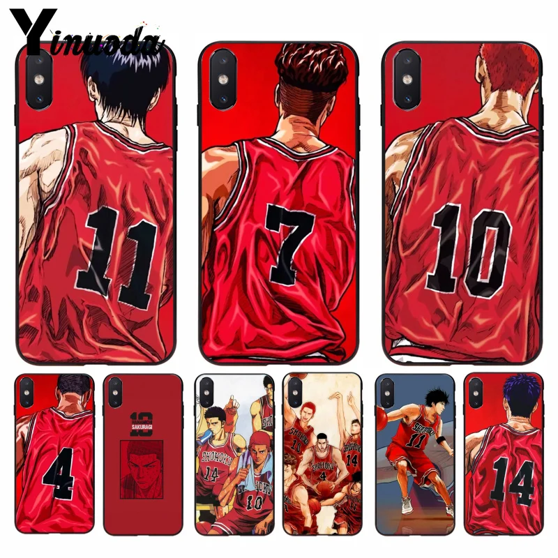 Yinuoda slam dunk Топ детальный популярный Чехол для мобильного телефона Apple iPhone 8 7 6 6S Plus X