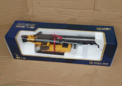 Редкий сплав Игрушечная модель 1:35 масштаб Hongfang HR220 роторная буровая установка инженерное оборудование литье под давлением игрушечная модель для подарка, коллекция