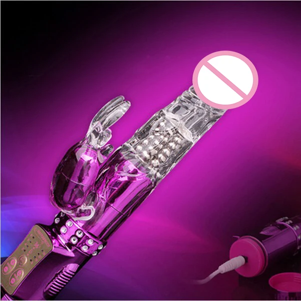 Rabbit vibrator Rechargeable G Spot Vibrators 8 speed massager erotic sex toys 36 Speed Dildo Vibrator For Women Sex Product