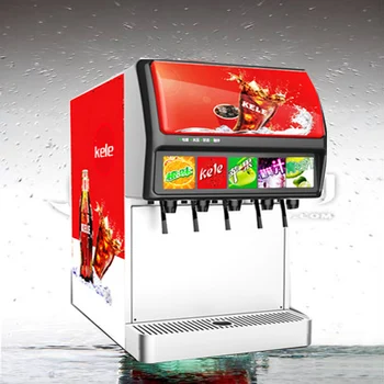 

Cola machine commercial cola syrup cold drink is now adjust machine fully automatic 5 valve self-service carbonated beverage