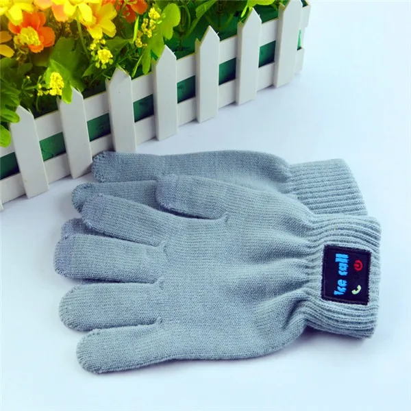 

Winter cashmere pom pom beanie hats wholesale bluetooth gloves 1