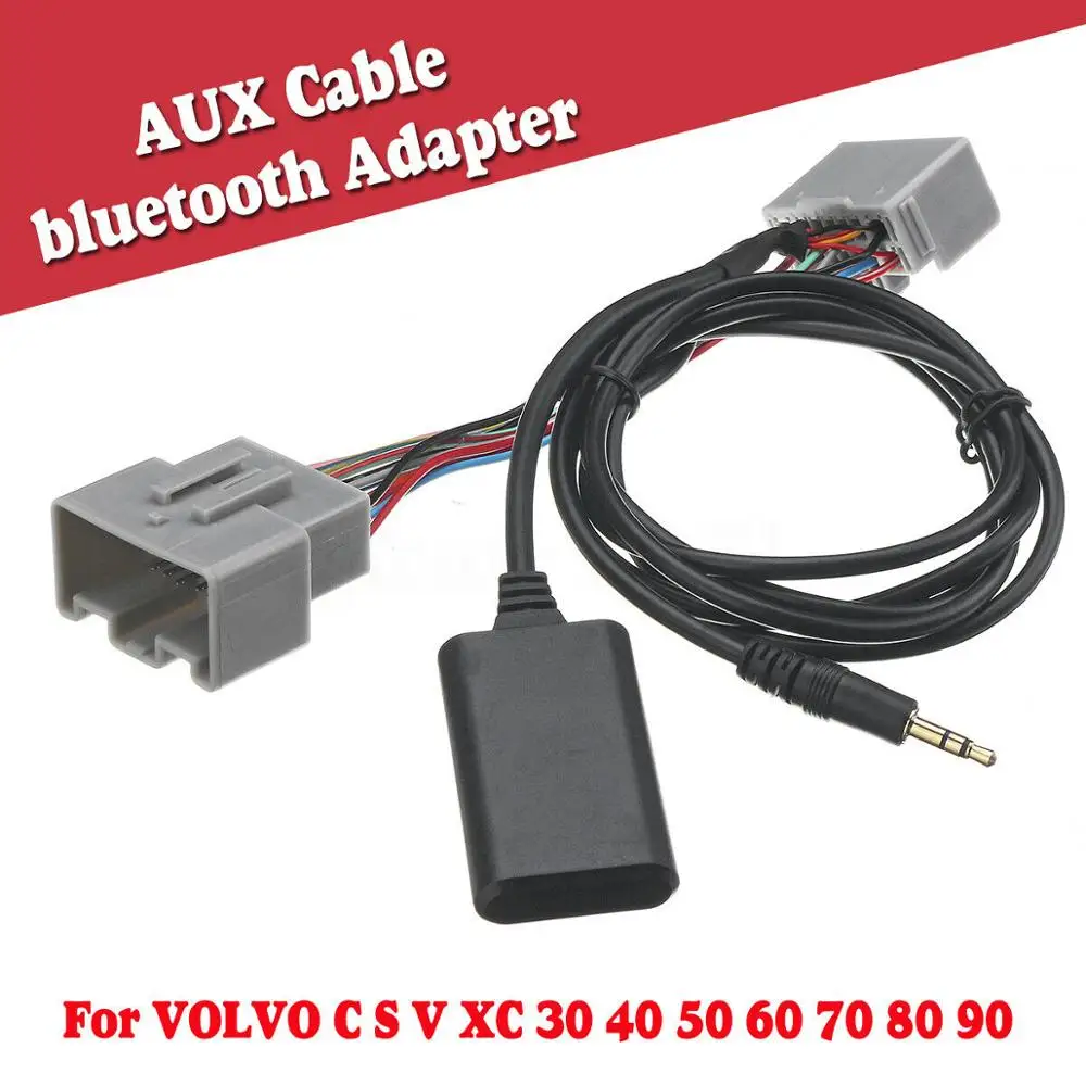 

bluetooth Adapter AUX Audio Radio Cable for VOLVO C S V XC 30 40 50 60 70 80 90