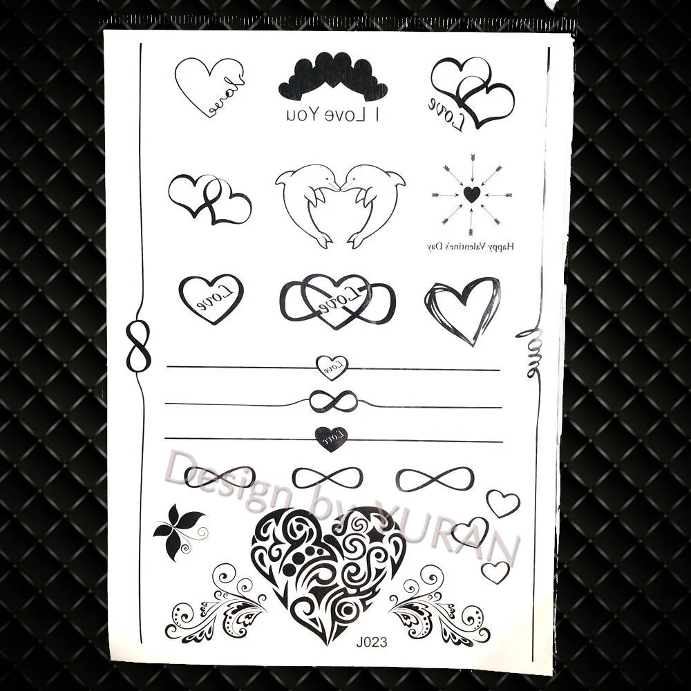 Водопередача Женский Черный Грудь тату перо наклейки девушки Индия Цветочные