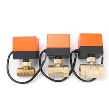DN15/DN20/DN25 Electric Motorized Brass Ball Valve AC 220V 2 Way 3-Wire 1.6Mpa with Actuator For water DN15/DN20/DN25 Electric Motorized Brass Ball Valve AC 220V 2 Way 3-Wire 1.6Mpa with Actuator For water