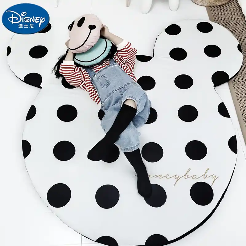 36 Months, Black Disney Baby Moquette Car Mats Minnie