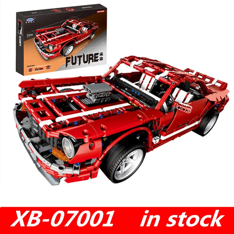 

Xingbao 07001 xingbao Creative MOC Series The 2014 Muscle Car Set lepin technic Building Blocks Toys for child Model Gift