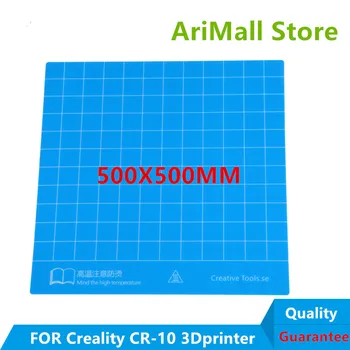 

2pcs 500x500mm Blue Color Platform Build Sheets High temperature resistance Heated Bed Sticker For Creality CR5 3D Printer
