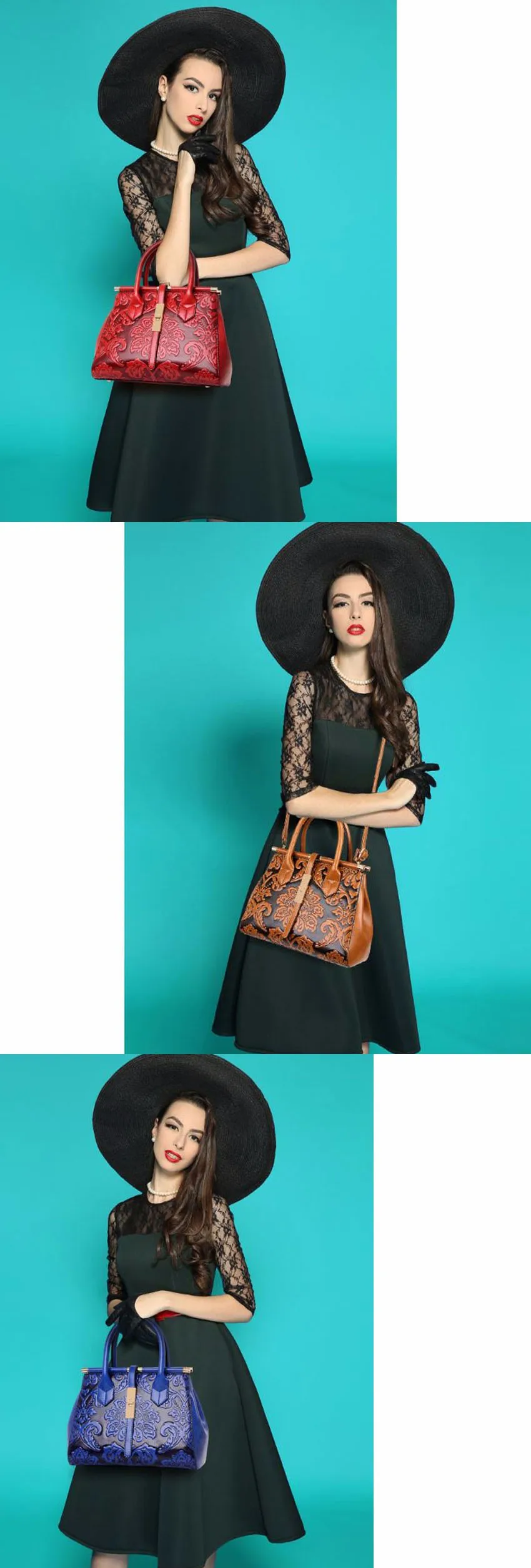 Новая модная женская сумка из тисненой кожи, качественная женская сумка, винтажная сумка через плечо, сумка в китайском стиле