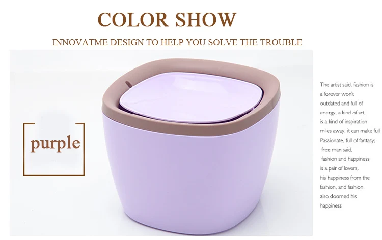 Mini Desktop Trash Can Waste Garbage Paper Basket Small Table Rubbish Bin
