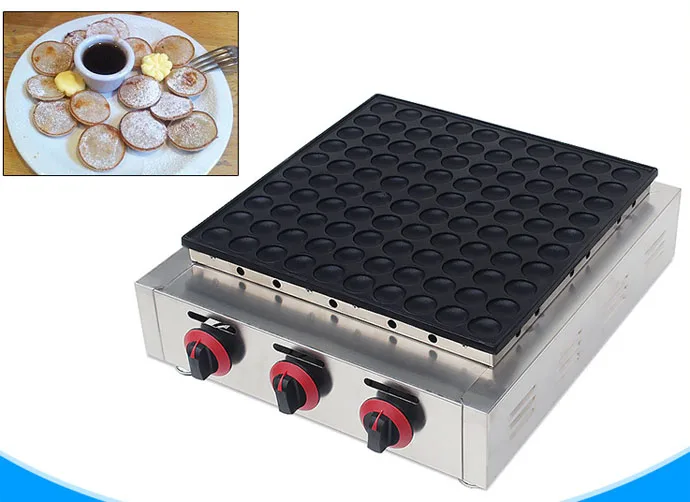 100 holes LPG automatic pancake maker machine / hotel pancake machine / pancake machine used