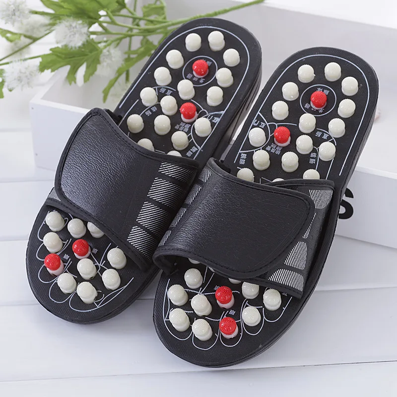 YihCare Reflexology Acupressure Wooden Massage Sandals Shoes Health Acupunture Rotary Acupoint Foot Massage Slippers Feet Care YihCare Reflexology Acupressure Wooden Massage Sandals Shoes Health Acupunture Rotary Acupoint Foot Massage Slippers Feet Care